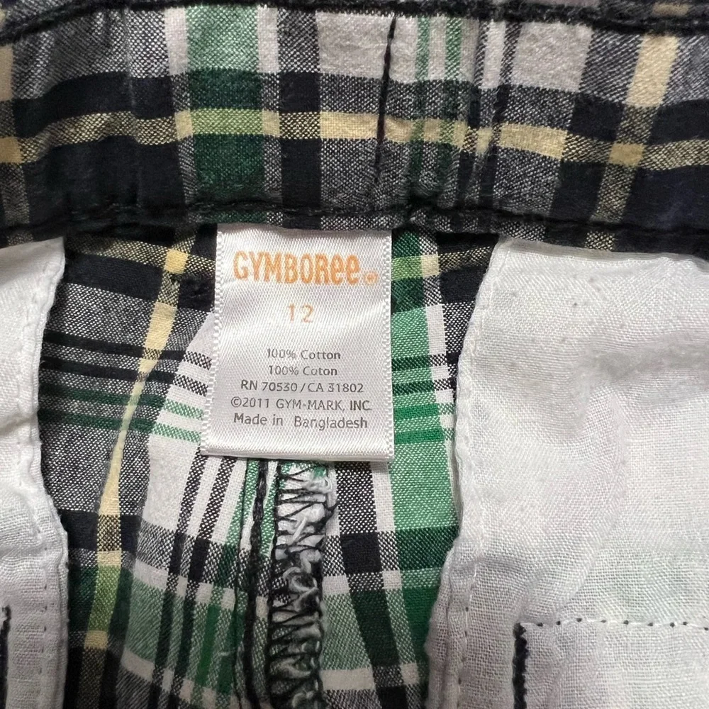 Gymboree plaided boy